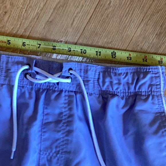 2/$20 Trunks surf&swim co Baby blue with white trim medium swim trunks … - Picture 7 of 9
